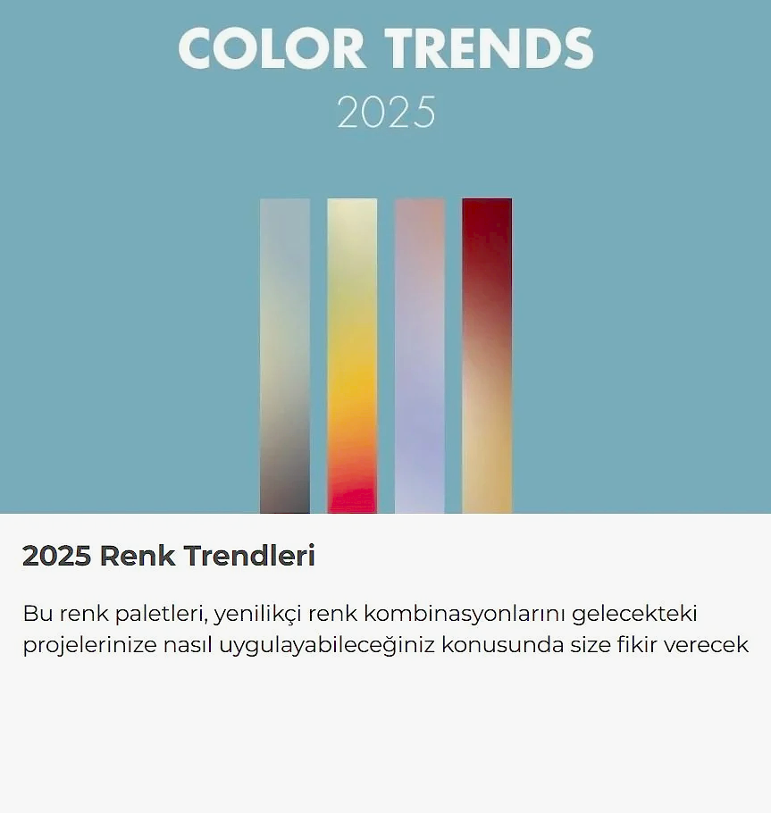 2025 Renk Trendleri
